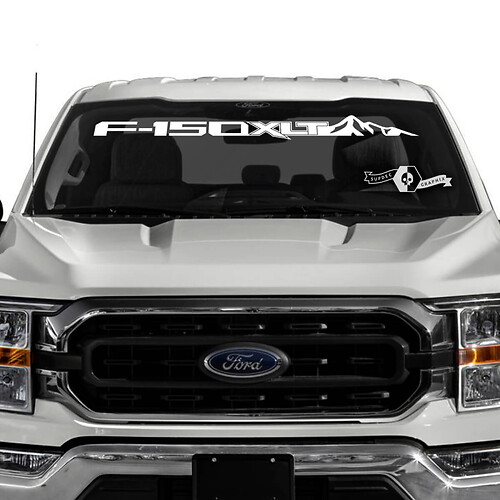 Ford F-150 XLT Mountains Window Windshield Graphics Decals Stickers
