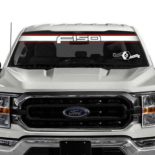 Ford F-150 Logo Window Windshield Trim Graphics Decals Stickers 2 Colors

