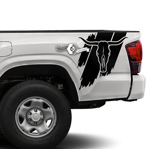 2x Toyota Tacoma SR5 Bed Side Deer Mud Vinyl Decals Graphic Sticker