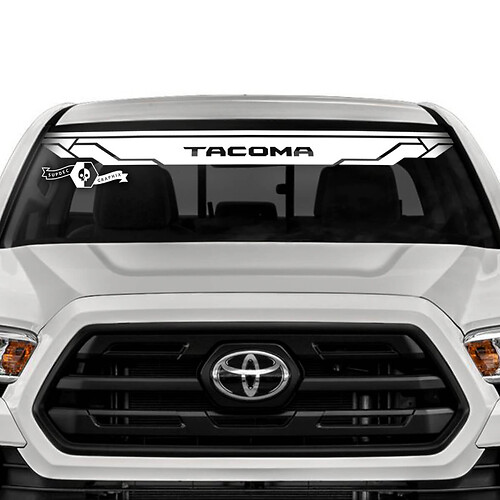 Toyota Tacoma SR5 Windshield Logo Line Vinyl Decals Graphic Sticker