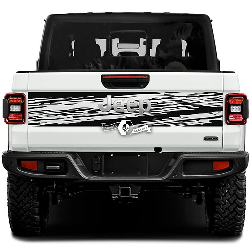  Jeep Gladiator Wrap Mud Stickers Decals Vinyl Graphics Tailgate Bed Vinyl Stickers Decals