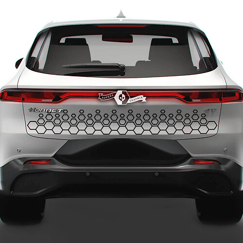 Dodge Hornet Tailgate Trim Wrap Honeycomb Vinyl Decals Sticker