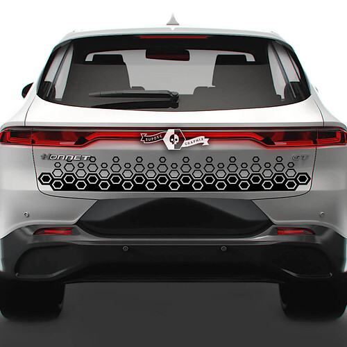 Dodge Hornet Tailgate Trim and Solid Honeycomb Vinyl Decals Sticker