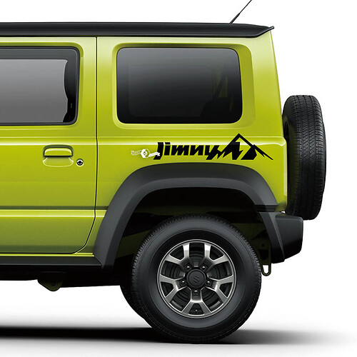Suzuki JIMNY Mauntenz Side graphics Doors decal Logo stikar
