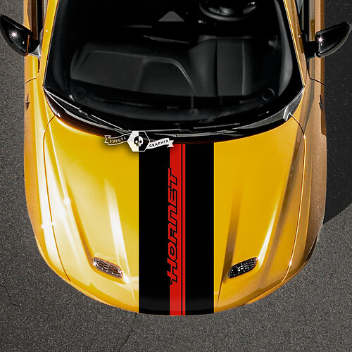 Dodge Hornet Hood Trim Vinyl Decals Sticker 2 Colors