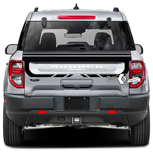 Ford Bronco Tailgate Bed Wrap Decals Stickers