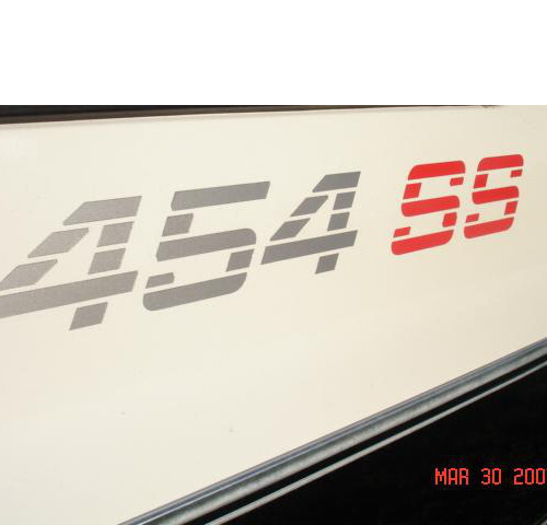 2 454 SS CHEVY TRUCK BEDSIDE Stickers Decals 90-91 92-93 CHEVROLET TRUCK#2
