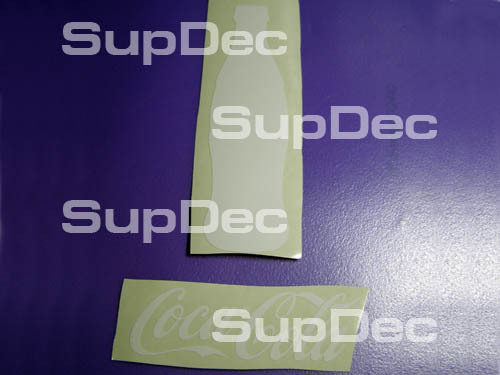 COCA COLA LOGO and bottle DECAL STICKER VINYL