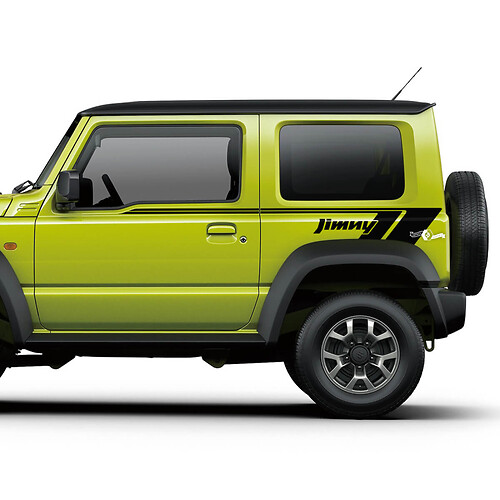 Suzuki JIMNY Side Lines graphics Doors decal Logo sticker