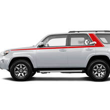 Body Stripes Lines Flat Side Window Vinyl Sticker Decal fit to Toyota 4Runner 13-24 TRD Fifth generation 2