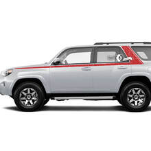 Body Stripes Lines Topographic Style Side Window Vinyl Sticker Decal fit to Toyota 4Runner 13-24 TRD Fifth gen 3 2