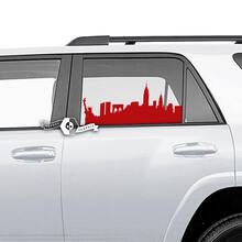 Pair of 4Runner  Window Statue of Liberty Side Vinyl Decals Stickers for Toyota 4Runner  2