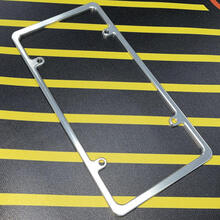 Blank Billet Slimline US USA License Plate Frame CNC Aircraft Grade Aluminum
 2