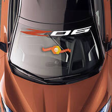 Windshield Chevrolet Chevy C8 Corvette Z06 Vinyl Decal Sticker 2 Colors 2