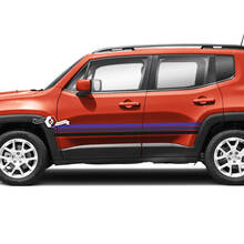 Jeep Renegade Doors Stripe Graphic Vinyl Decal Sticker Side 3 Colors 2