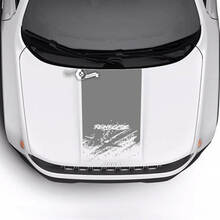 Jeep Renegade Trailhawk Sport Destroyed Battered  Hood Logo Stripe Vinyl Decal Sticker  2