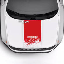 Jeep Renegade Trailhawk Sport Destroyed Battered  Hood Logo Stripe Vinyl Decal Sticker  3