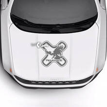 Jeep Renegade Trailhawk Sport Hood Logo Bald Eagle Vinyl Decal Sticker
 2