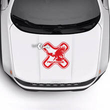 Jeep Renegade Trailhawk Sport Hood Logo Bald Eagle Vinyl Decal Sticker
 3