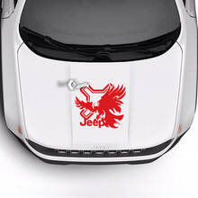 Jeep Renegade Trailhawk Sport Hood Bald Eagle Vinyl Decal Sticker  3