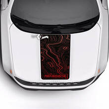 Jeep Renegade Trailhawk Sport Topographic Map Hood Stripe Vinyl Decal Sticker 2 Colors
 2