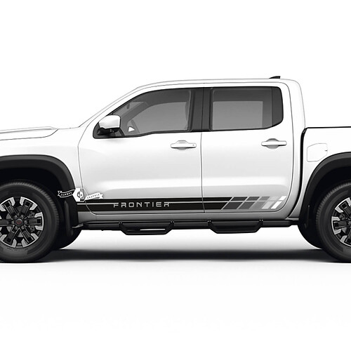 2 Nissan Decal Rocker Panel Retro Vintage Nissan Frontier Stripe Sticker Side Stripe Kit For Nissan Vinyl Stickers