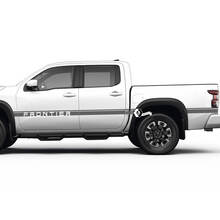 2 Nissan Decal Rocker Panel Bed Rear Fender Logo Line Trim Side Vintage Nissan Frontier Stripe Vinyl Stickers Kit
 3