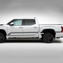 Pair Toyota Tundra Vintage Retro Doors Bed Side Rear Fender Trim Dual Stripes Vinyl Stickers Decal 2