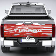 Toyota Tundra Bed Pickup Truck Tailgate Destroyed Grange Stripes Vinyl Stickers Decal 2