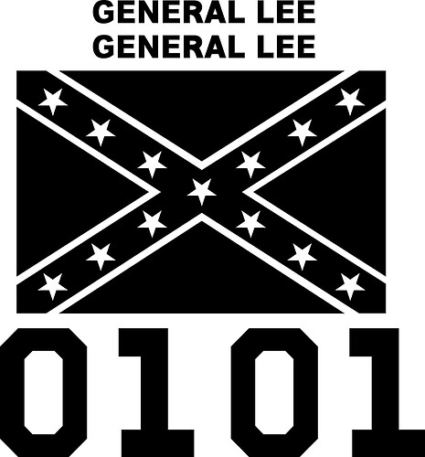 General Lee Decal Kit Vinyl Decals Stickers