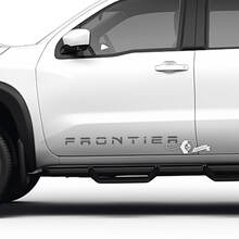 Pair Nissan Frontier Car Decal Graphic Sticker Side Doors Logo Vinyl Graphic Decals 2