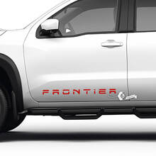 Pair Nissan Frontier Car Decal Graphic Sticker Side Doors Logo Vinyl Graphic Decals 3