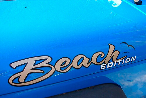 Par JEEP Badge Emblem ÉDITION PLAGE Autocollant Vinyle Décalque Camion
