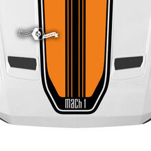 Overall Stripes for Ford Mustang Mach1 Mach 1 Hood Roof Trunk Decal Vinyl Sticker
 2