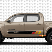 2 Toyota Tacoma Side Doors Stripes Rocker Panel Vinyl Stickers Decal Kit for Toyota Tacoma 2