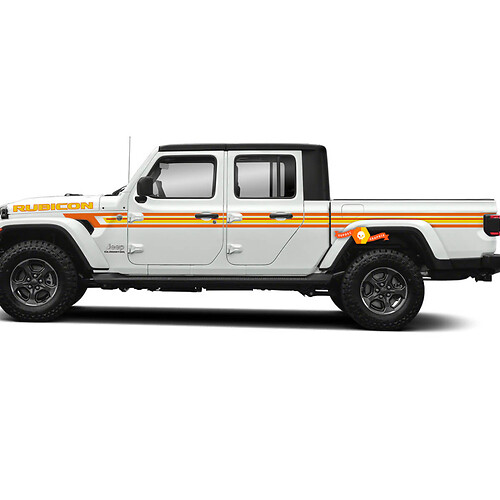 AEV JL350 JL370 Wrangler Classic JT370 Gladiator Classic Stickers Decals Kit Graphics