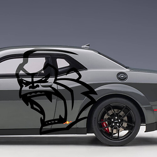 HUGE Dodge Challenger Gorilla LOGO Side Stickers Decals Vinyl Graphics
