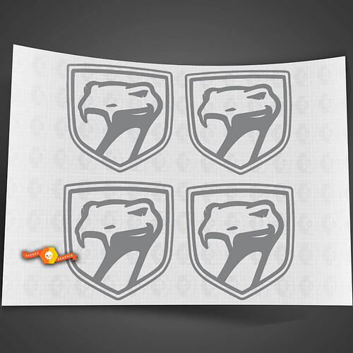 Viper Brake Calipers Stickers Decals for Dodge Viper
