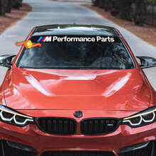 BMW M Performance Parts Windshield Banner with Background Window decal sticker 2