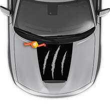 BEAST Claw Scratch Marks Hood Sticker Decal for Dodge Charger 2015-2024 4