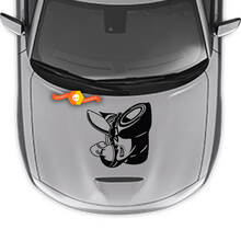 Scat Pack Hood Sticker Decal for Dodge Charger 2015-2024 4