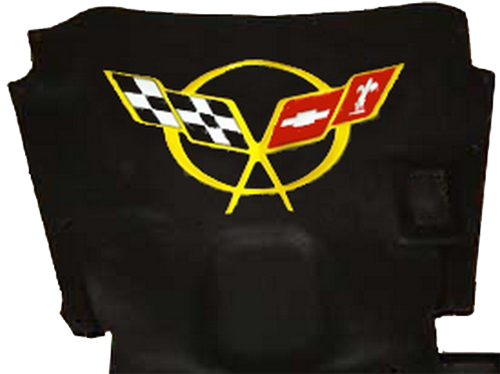 Corvette C5 Yellow Hood Logo Decal Sticker