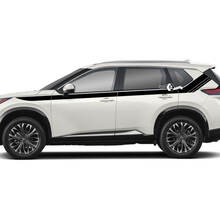 Pair Nissan Rogue Side Up Door Dual Stripes Sticker Decal Vinyl Graphic  3