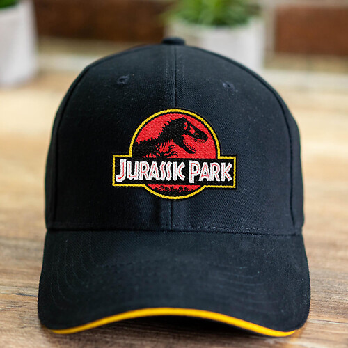 Jurassic Park Trucker Hat Embroidered Logo