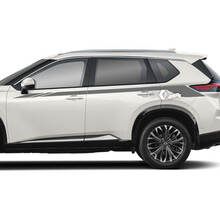 2x Nissan Rogue Side Up Door Stripes Sticker Decal Vinyl Graphic  2