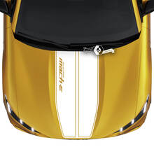 Hood Ford Mustang MACH-E MACH E Dual Outline Logo Decal Vinyl Stickers
 2