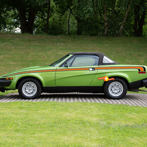 Pair Triumph Tr7 Stripes Remake Of Original Style Set Of Side Doors Stripes Stickers Decals 2 Colors