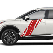 Pair Nissan Rogue Side Door Rear Fender Sticker Decal Vinyl Graphic
 2