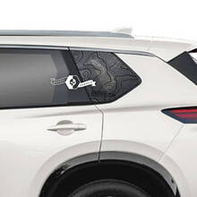 Nissan Rogue Side Rear Window Vinyl Decal Sticker Graphic 3