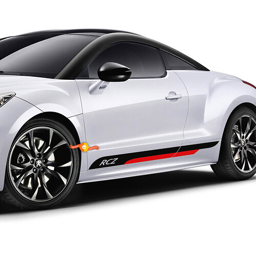 Peugeot RCZ Side Stripes Vinyl Decals Stickers